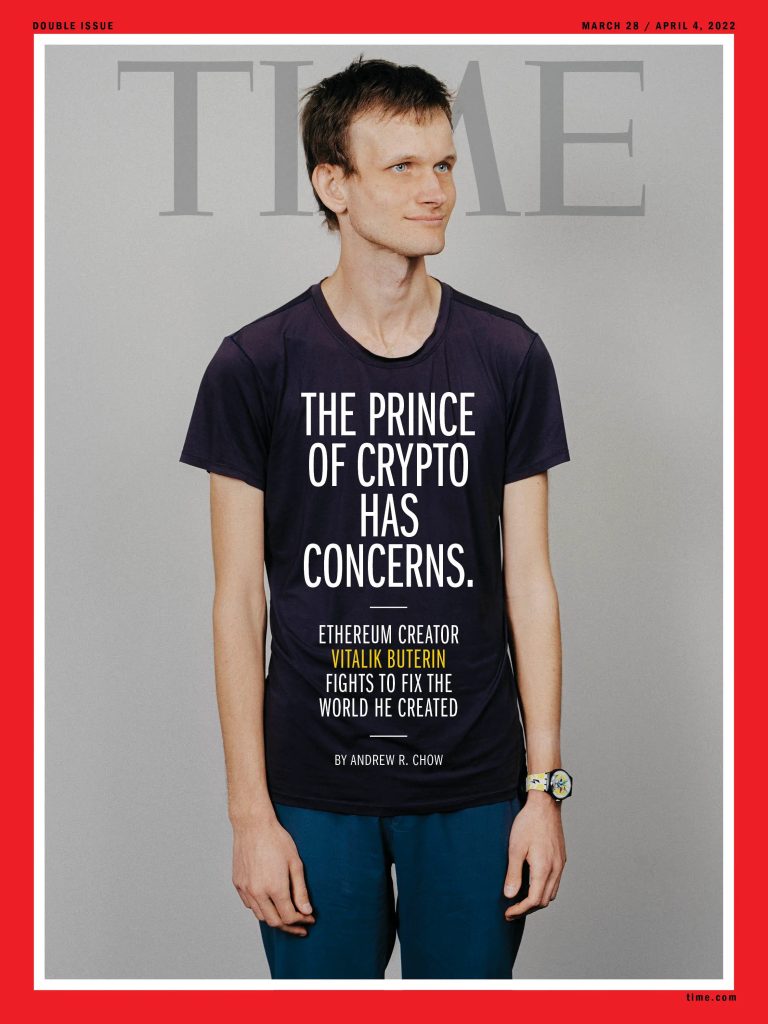 Vitalik Buterin Features on 1st Ever NFT Issue of Time Magazine 4
